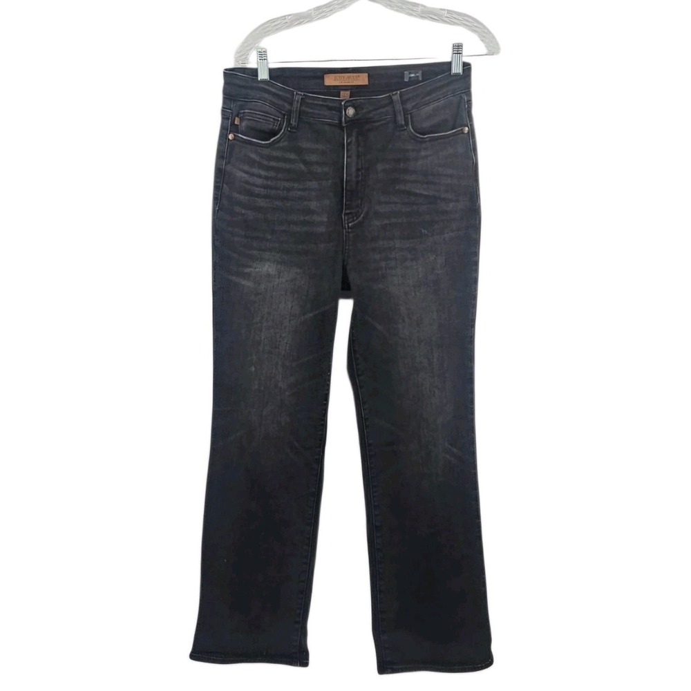 Judy Blue High Waist Straight Leg Dark Wash Jeans Size 13/31 JB88646